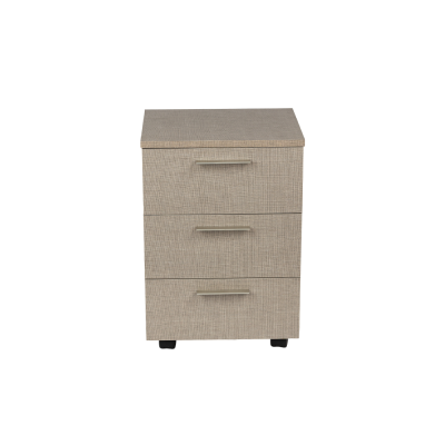 Bloc 3 tiroirs sur roulettes EKO H62xL42xP37 cm décor bohça