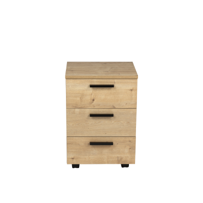 Bloc 3 tiroirs sur roulettes EKO H62xL42xP37 cm décor safir mese