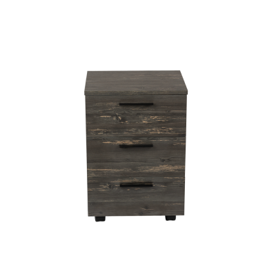 Bloc 3 tiroirs sur roulettes EKO H62xL42xP37 cm décor rebab