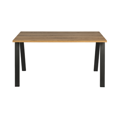 Bureau MILO INCLINE 140x70 cm structure antracite/ plateau bois afrika