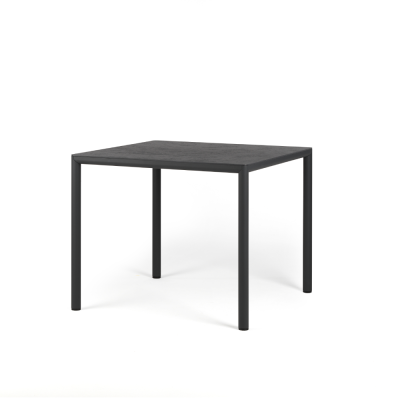 Table en aluminium/ HPL PIAVE Anthracite 90x90 cm