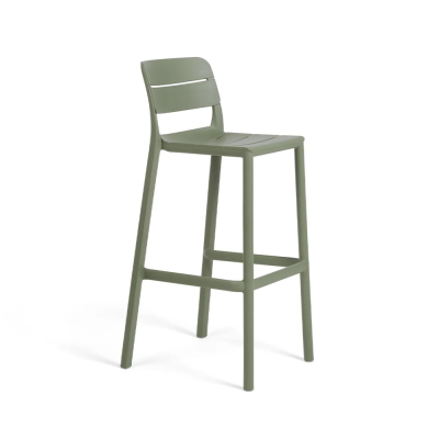 Tabouret en polypropylène CASSIA Vert Cactus