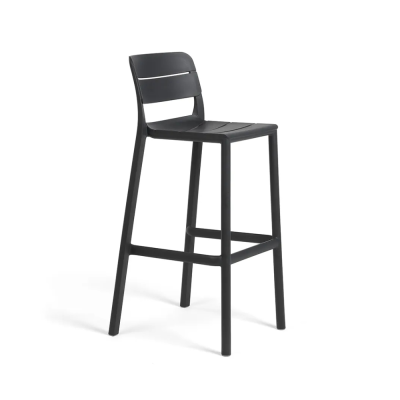Tabouret en polypropylène CASSIA Anthracite
