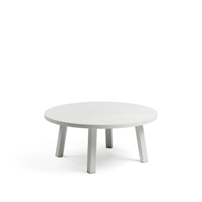 Table basse MAXIMO MINI Beige Gesso hauteur 30 cm diamètre 70 cm