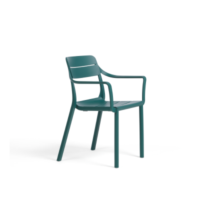Chaise en polypropylène CASSIA Vert Maya