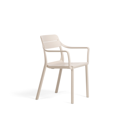 Chaise en polypropylène CASSIA Beige Corda