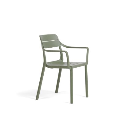 Chaise en polypropylène CASSIA Vert Cactus