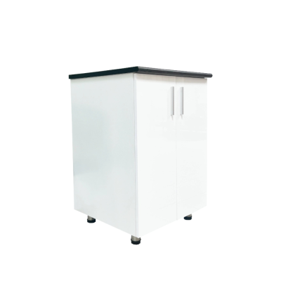 Elément bas avec 2 portes MOOVE 60 cm blanc	