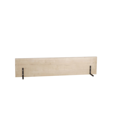 Cache jambe 138x30 cm structure antracite/ plateau safir mese - pour bureau 180 cm