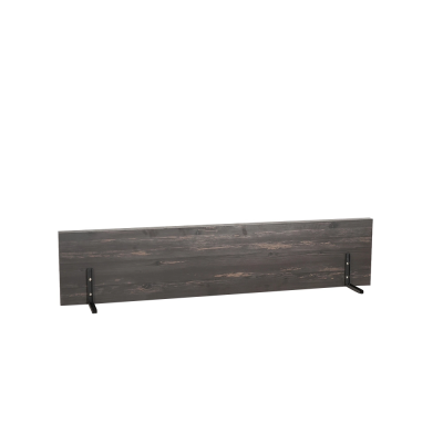 Cache jambe 138x30 cm structure antracite/ plateau rebab - pour bureau 180 cm