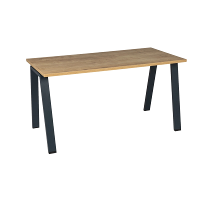 Bureau MILO INCLINE 140x70 cm structure bleu/ plateau safir mese