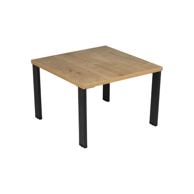 Table basse carrée 60x60 cm structure antracite/ plateau safir mese