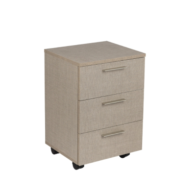 Bloc 3 tiroirs sur roulettes EKO H62xL42xP37 cm décor bohça