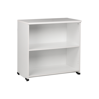 Armoire basse EKO H85xL90xP45 cm blanc - rayonnage