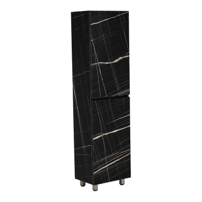Armoire STORA marbré noir 170x45x30 cm