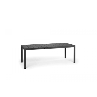 Table extensible en polypropylène RIO Antracite 140-210 cm