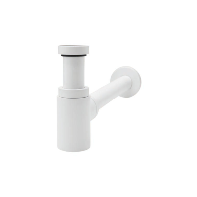 Siphon lavabo MINI LINEIS Laiton Blanc