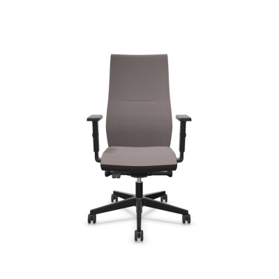 Siège collaborateur SO-ONE Gris clair avec accoudoirs 2D