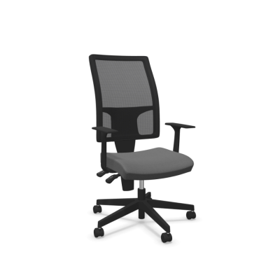 Siège collaborateur TAKTIK Gris avec accoudoirs 1D