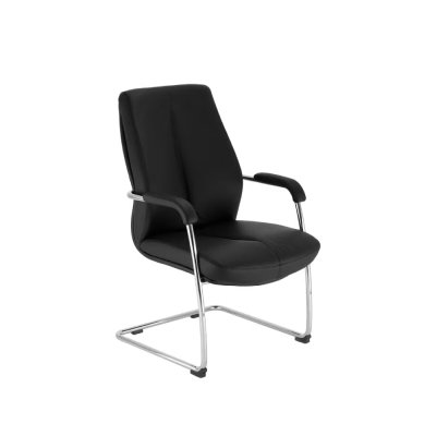 Siège de conférence SONATA Noir avec avec accoudoirs fixes intégrés