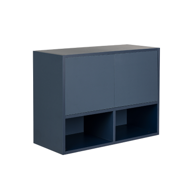 Rangement suspendu NIDO 80x60x34 décor Bleu