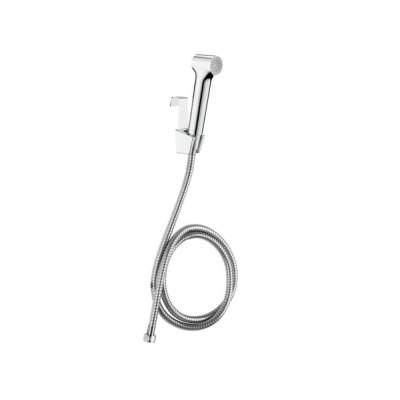 Kit douchette avec robinet et flexible en inox chromé pour WC