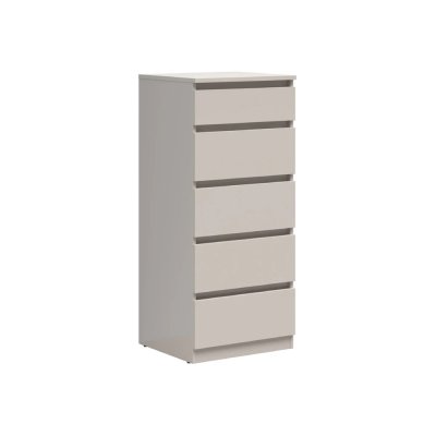 Commode TETRIX cachemire 5 tiroirs 50x115x45 cm