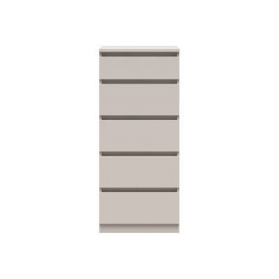 Commode TETRIX cachemire 5 tiroirs 50x115x45 cm