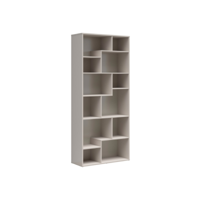 Bibliothèque TETRIX cachemire 87,5x197,5x33,5 cm