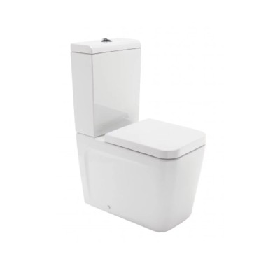 Pack cuvette ADVANCE blanc avec abattant duroplast S/V et alimentation par dessous du réservoir 37x85x62 cm