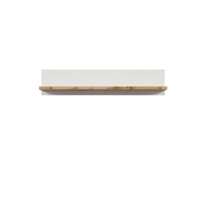 Etagère HOLTEN blanc/ chêne wotan 106x22x24 cm