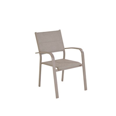Chaise en aluminium NOVA Taupe