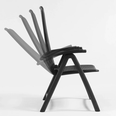 Fauteuil pliable DARSENA ANTRACITE