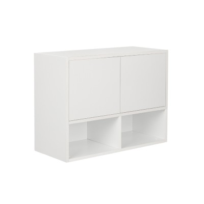Rangement suspendu NIDO 80x60x34 décor Blanc