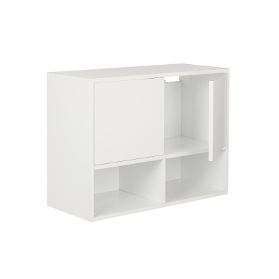 Rangement suspendu NIDO 80x60x34 décor Blanc