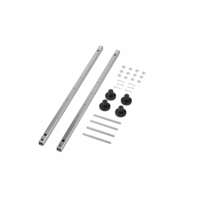 Kit de fixation chromé pour baignoire d'angle et rectangulaire 70 cm