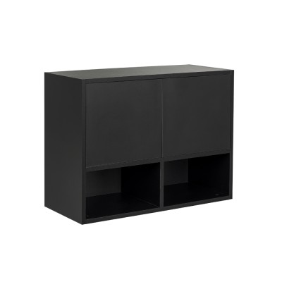 Rangement suspendu NIDO 80x60x34 décor Noir