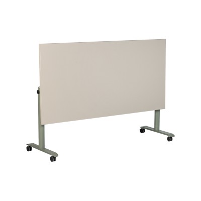 Bureau droit rabattable OLYMPIA 160x80 cm structure vert/ plateau kumtasi