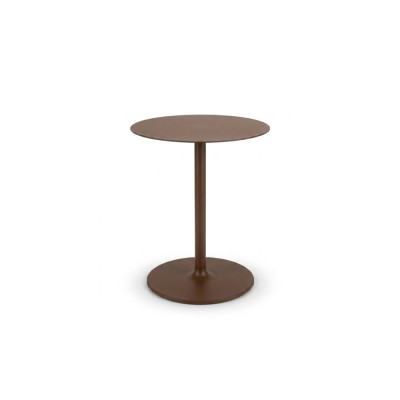 Table STILO café D40cm H50cm  marron