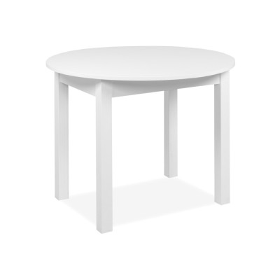 Table extensible COBURG blanc 100-140x100x75 cm