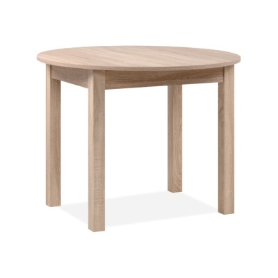 Table extensible COBURG chêne sonoma 100-140x100x75 cm