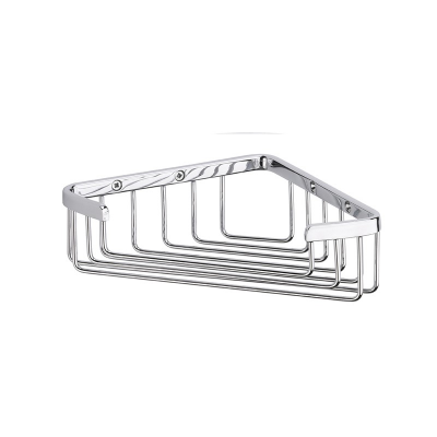 Grille acier inoxydable LUXE chromé d'angle 31x21.4x6.7 cm
