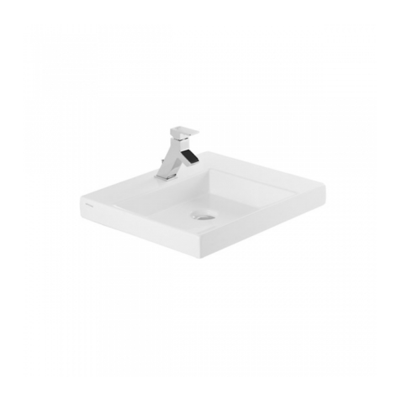 Lavabo céramique VISTA blanc rectangulaire 50x43 cm