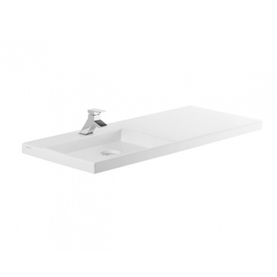 Lavabo céramique VISTA blanc rectangulaire 100x43 cm