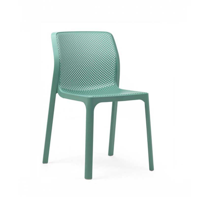 Chaise polypropylène et fibre de verre BIT Vert salice 84x52x55 cm