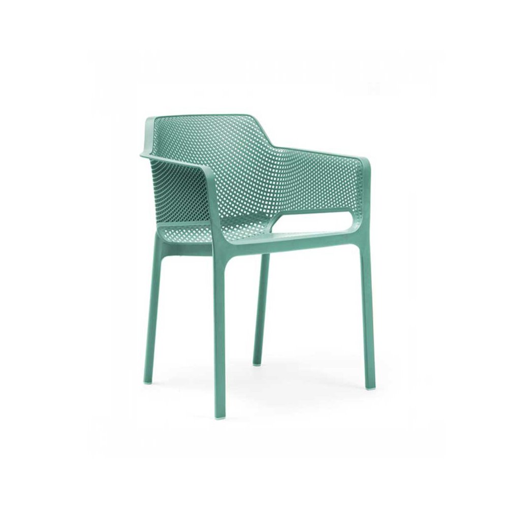 6 Chaises Empilables SIEDITI - Résine Fibre Verre Pour Intérieur/Extérieur - Design Moderne