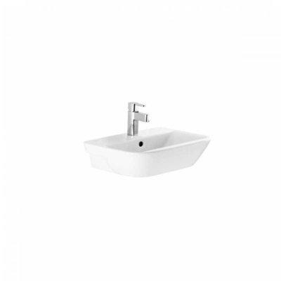 Lavabo céramique LOOK blanc rectangulaire 50x42 cm