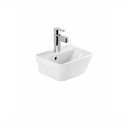 Lave main céramique LOOK blanc recrangulaire 36x30x16 cm