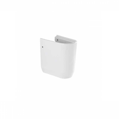 Demi colonne pour lavabo céramique EASY blanc avec kit de fixation 31x19.5x27.5 cm
