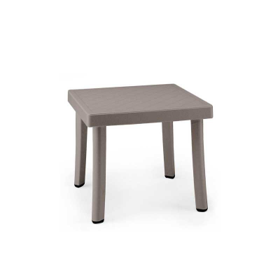 Table polypropylène et fibre de verre traité anti UV RODI Tortora démontable 40x46x46 cm
